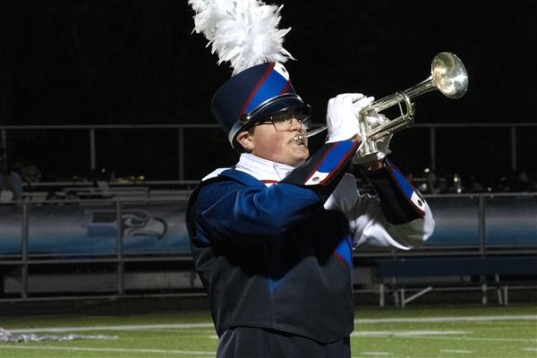 Old Mill High School Marching Band Performing